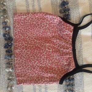 Brandy Melville Black and Cream Knit Sweater